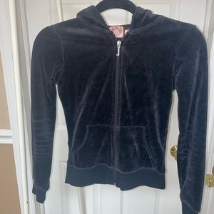 Juicy couture black zip up